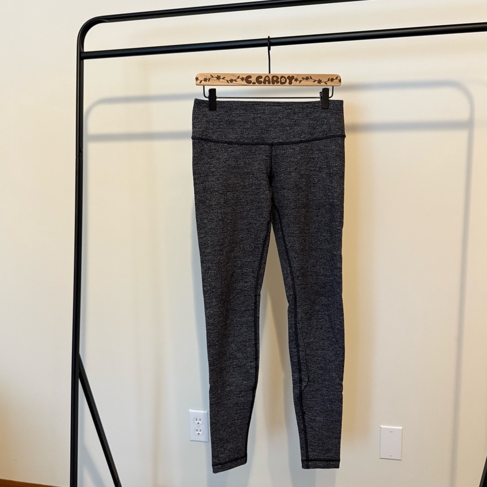 Lululemon Wunder Under Knit Herringbone Leggings